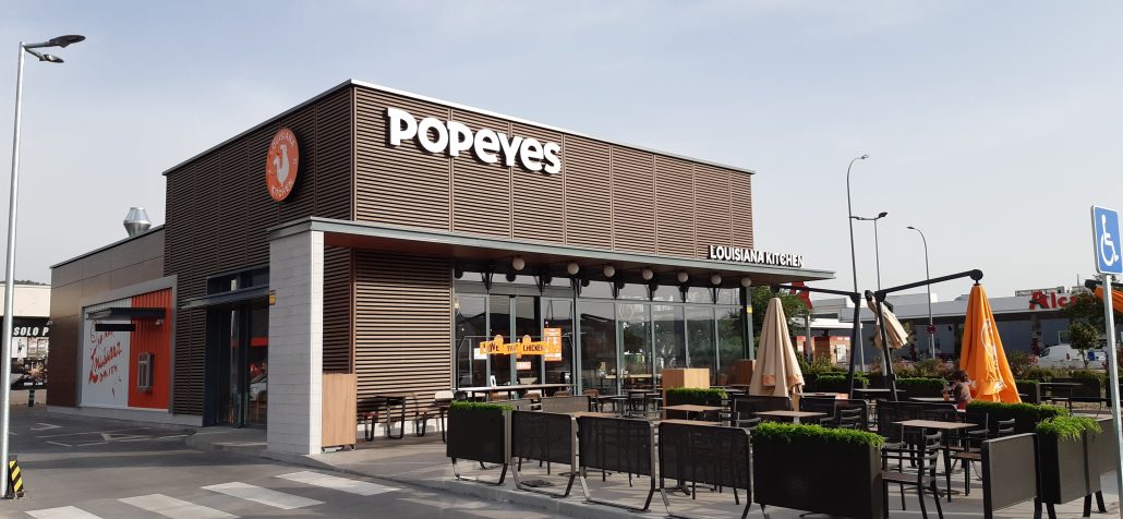 Popeyes Burger King Disegna